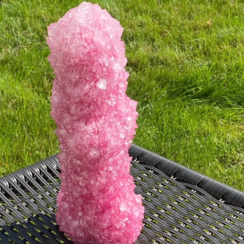 Large Clear Quartz Pink Healing! Reiki! Make an offer! ;)